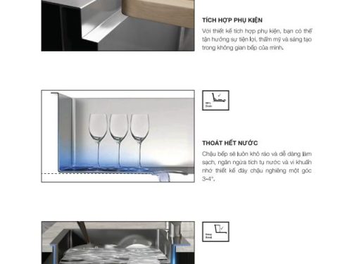 Chậu rửa bát 1 hố Kluger KW8191FS – S79.1