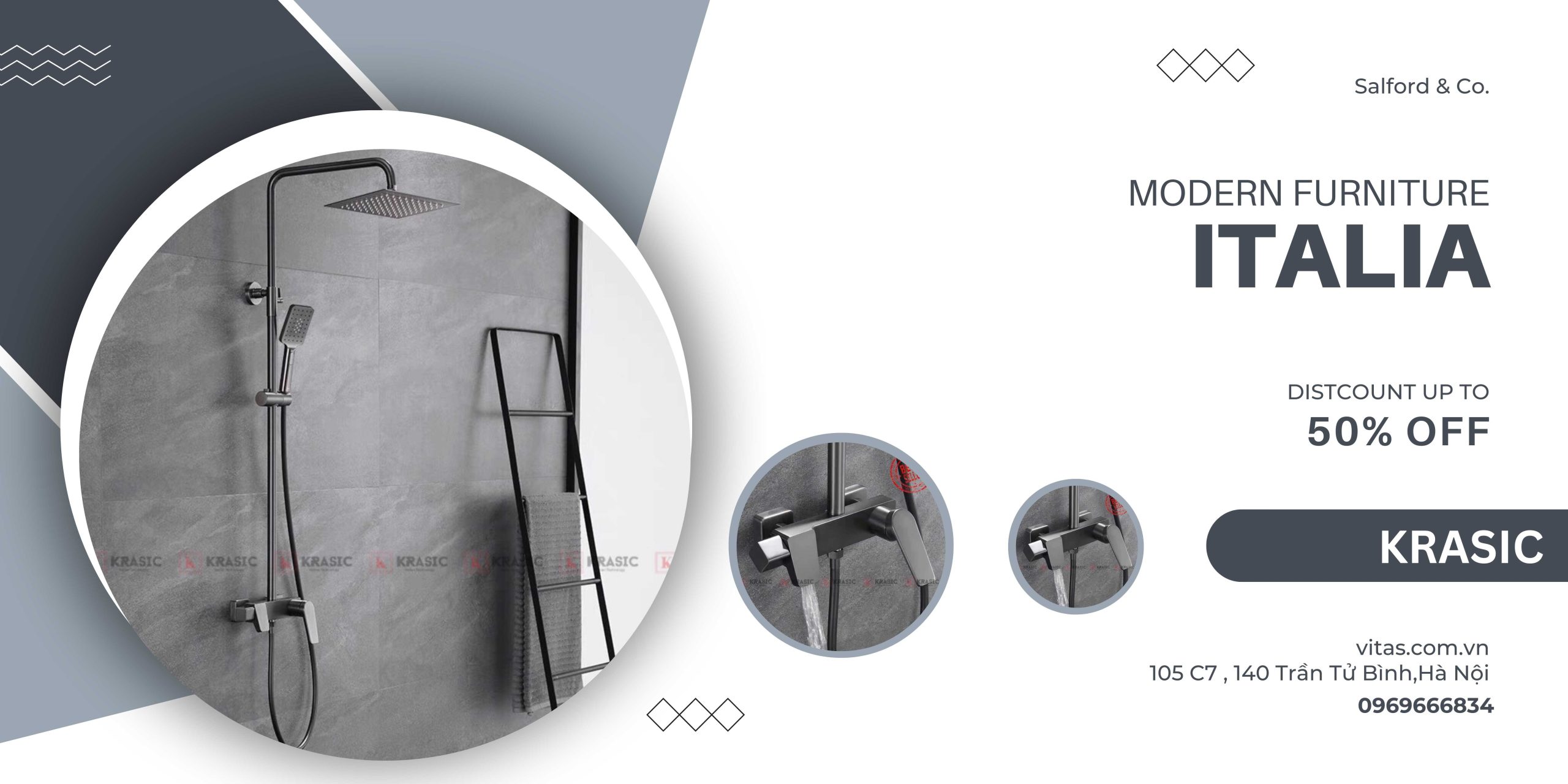 Sen tắm cây Krasic K06727