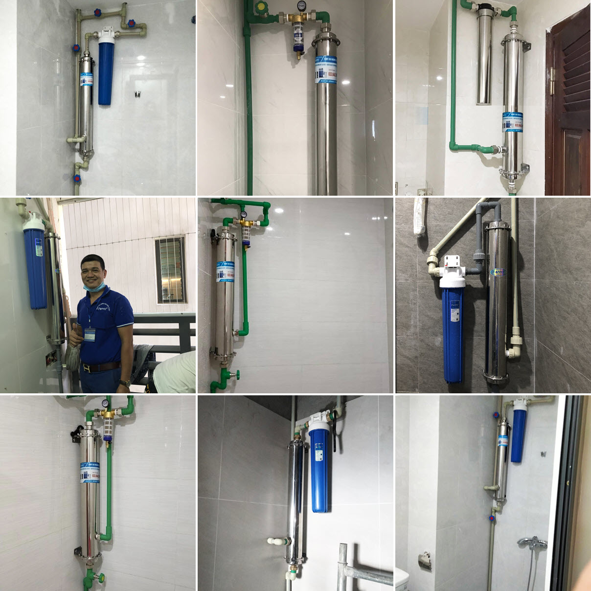 Một số bộ lọc tổng chung cư do VITAS lắp đặt